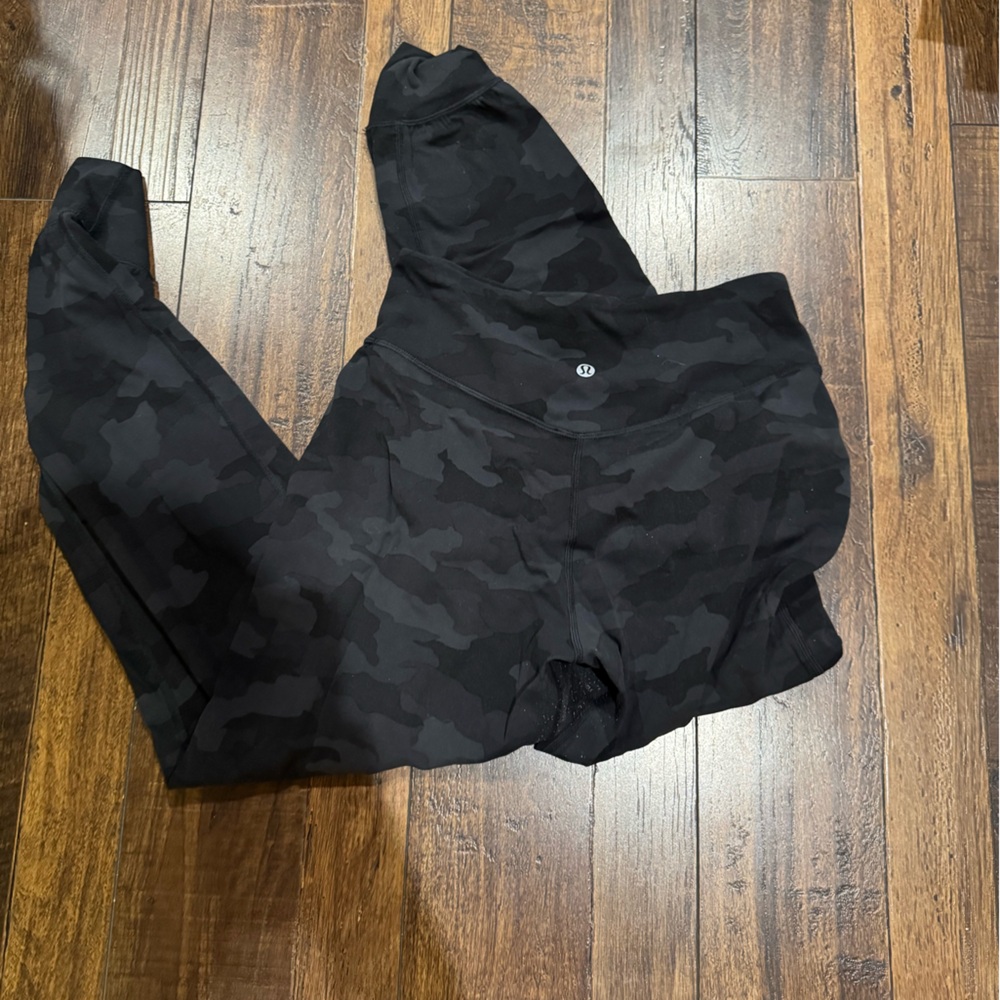 lululemon athletica Black Camo Leggings